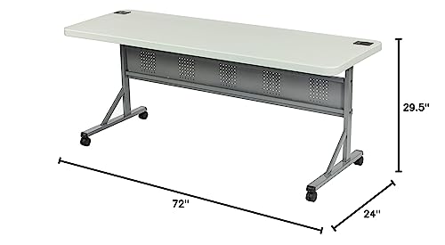 OEF Furnishings OEF Training Table, 72", Grey (OEFBPFT2472) OEF Furnishings