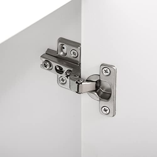 HOMCOM 70" White Kitchen Hutch with Adjustable Shelves and Open Countertop Storage HOMCOM