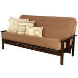 Kodiak Furniture Cotton/Foam Full Futon 7" Mattress w/Mocha Brown Fabric Cover-Frame Not Included Kodiak Furniture
