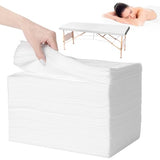 100PCS Disposable Massage Table Sheets, 71” x 31.5” Disposable Massage Bed Covers, Breathable Non-Woven Fabric Tattoo Bed Sheets, Single Use Hygiene Sheet for SPA Centers, Beauty Salons, Hotels DIMEGON