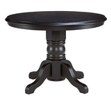 Classic Black 42" Round Pedestal Dining Table by Home Styles homestyles