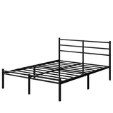 Yicensen King Size Bed Frame with Headboard and Footboard, 14 Inch Metal Platform King Bed Frame with Steel Slat Support, No Box Spring Needed, Noise Free, Easy Assembly, Black Yicensen
