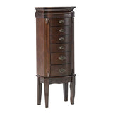 Powell Italian Influenced Transitional Espresso Jewelry Armoire,Brown Powell Furniture