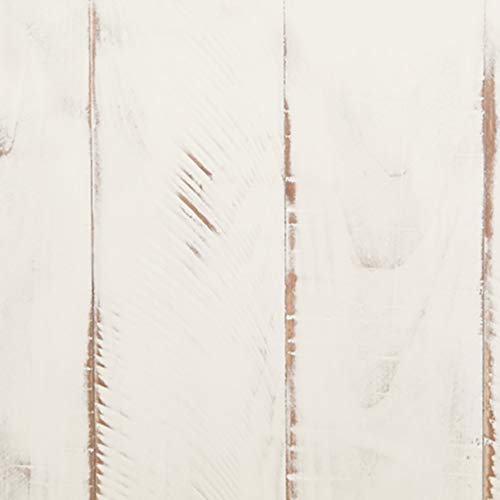 Signature Design by Ashley Wystfield Farmhouse End Table with Storage, Distressed White & Brown Finish Signature Design by Ashley