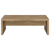 Coaster Home Furnishings Lynette Rectangular Engineered Wood Coffee Table Mango Coaster Home Furnishings