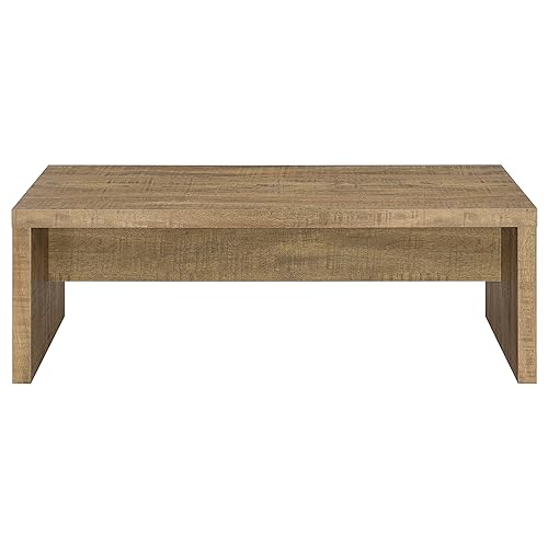 Coaster Home Furnishings Lynette Rectangular Engineered Wood Coffee Table Mango - WoodArtSupply