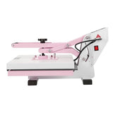 VEVOR Heat Press, 15 x 15 in Digital Heat Press Machine, Slide Out Heat Transfer Machine, Fast and Even Heating, 2-Layer Insulation Cotton, Heat Transfer Machine for T-Shirts/Bags/Pillows, Pink VEVOR