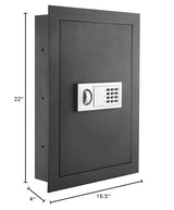 Paragon Lock & Safe - 7725 Superior Wall Safe 7725 Flat Electronic Wall Safe For Jewelry Security - Paragon Lock & Safe
