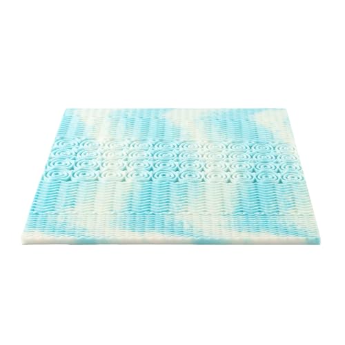 Best Price Mattress 3 Inch 5-Zone Swirl Gel Aerobreeze Foam Mattress Topper, CertiPUR-US Certified, Dorm Essentials, Full Best Price Mattress