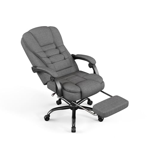 Office Chair, Big and Tall Ergonomic Gaming Chair for Adults, Comfy Reclining Computer Chair with Footrest, Adjustable Swivel Desk Chair, Executive Gamer Chair, Comfortable Silla Gamer for Home & Game SITMOD
