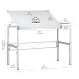Studio Designs Graphix II Workstation - White/Gray 10211 SD STUDIO DESIGNS