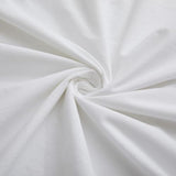 100% Washed Cotton Duvet Cover Queen Size, White Linen Like Breathable Natural Bedding Set (No Comforter), 90x90 Inches LOVQUE