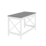 Alera ALEWSF4824GY 47.24 in. x 23.62 in. x 29.53 in. Farmhouse Writing Desk - Gray Alera