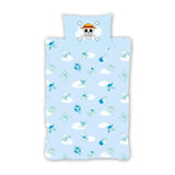 Monkey D Luffy One Piece Duvet Cover - Official Reversible Bedding Set - Single Duvet Cover and Pillowcase Set One Piece