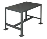 Durham Steel Medium Duty Machine Table, MT182436-2K195, 1 Shelves, 2000 lbs Capacity, 24" Length x 18" Width x 36" Height Durham