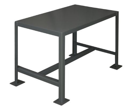 Durham Steel Medium Duty Machine Table, MT182436-2K195, 1 Shelves, 2000 lbs Capacity, 24" Length x 18" Width x 36" Height Durham