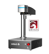 OMTech 60W MOPA Fiber Laser Engraver with LightBurn, 6.9"x6.9" Laser Marking Machine for Metal Color Marking, Metal Etching Machine with JPT Source EZCad Galvo Lens OMTech