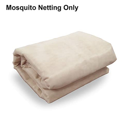 MASTERCANOPY Patio Gazebo Mosquito Netting Screen Walls ONLY (10x10, Beige)