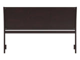 AFI Portland King Sleigh Solid Wood Panel Headboard in Espresso AFI
