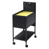 Lorell® Steel Locking Letter-Size Mobile File Cart, Black Lorell
