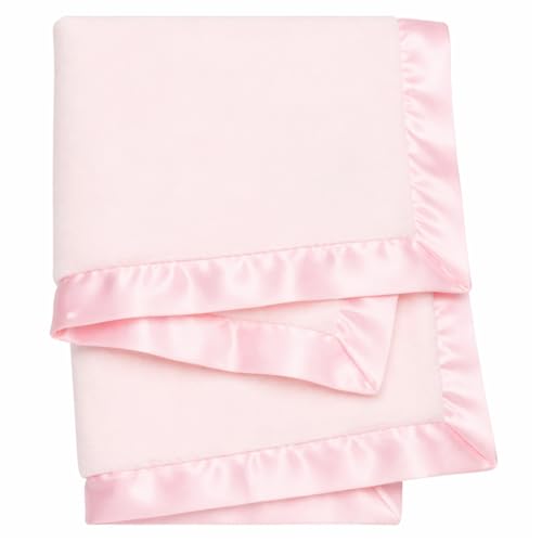 Retrowavy 2" x 25 Yards Satin Poly Blanket Binding Tape, Single Fold Polyester Quilt Binding Trim, Glossy Satin Edging for Sewing, Quilting, Blankets, Crafts, Fabric Projects (Pink) Retrowavy