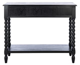 Safavieh Home Collection Athena Black 2-Drawer Console Table SAFAVIEH