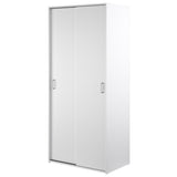 Tvilum 2 Sliding Doors, White Wardrobe Tvilum