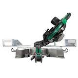 Metabo HPT 36V MultiVolt 12-Inch Dual Bevel Sliding Miter Saw, Torque Boost Technology, Precise Xact Cut Shadow Line, Upfront Bevel Controls, One Touch Miter Lock, Tool Body Only, C3612DRAQ4 Metabo HPT