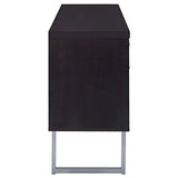 Coaster Home Furnishings Lawtey 5-Drawer Credenza with Adjustable Shelf Cappuccino Coaster Home Furnishings