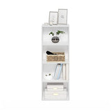 Furinno Luder Bookcase / Book / Storage, 4-Tier, White Furinno