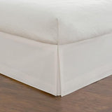 Fresh Ideas Bedding Tailored Bedskirt, Classic 14” Drop Length, Pleated Styling, King, White, (Model: FRE20114WHIT04) FRESH IDEAS