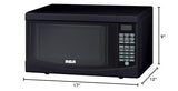 RCA RMW733-BLACK .7 Cubic-ft Microwave (Black) Frigidaire