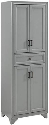 Crosley Furniture Tara Pantry, Distressed Gray Crosley Furniture