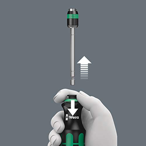 Wera - 5051025001 KK 26 7-In-1 Bitholding Screwdriver with Removable Bayonet Blade (SL/PH/SQ) Silver Wera