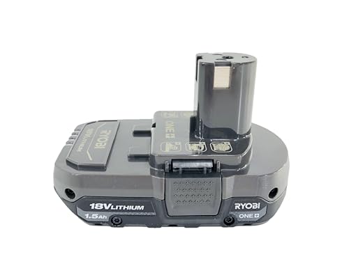 Ryobi P189 18 Volt 1.5 Ah One+ Lithium-Ion Cordless Compact Rechargeable Quick-Release Battery RYOBI