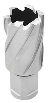 Accusize Industrial Tools Hss Annular Cutter, 1'' Diameter by 1'' Depth with 3/4'' Weldon Shank, Ansi Standard, 2080-2021 Accusize Industrial Tools