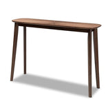 Baxton Studio Wendy Mid-Century Modern Walnut Finished Wood Console Table Baxton Studio