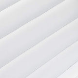 Furmax Vanity Office Desk Chair with Wheels, Armless Small Cute Leather Makeup Computer Task Chair Adjustable Height 360° Swivel (White) Furmax