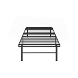 ZINUS Rumi 14in Twin Metal Bed Frame, Quick Assembly SmartBase® Mattress Foundation, Heavy Duty Sturdy Steel with No Box Spring Needed, Eco-Friendly Packaging, Black ZINUS