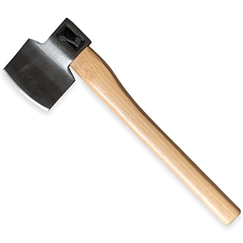 Jack of Clubs Round Handle Throwing Axe: World Axe Throwing League Premium Competition Throwing Axe, WATL Throwing Hatchet with Round Hickory Wooden Handle (Round Handle) WATL