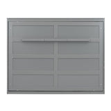 MERITLINE Queen Horizontal Murphy Chest Bed,Wood Folding Grey Murphy Chest Bed Cabinet for Adults No Box Spring Needed MERITLINE