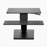 Desky Zero Adjustable Desk Riser – 6.3"–17.3" Height Adjustable Sit-Stand Workstation – Ergonomic Desktop Lift – Black Desky