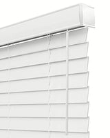 CHICOLOGY Faux Wood Blinds , Window Blinds , Wood Blinds , Window Shades , Window Treatments , Blinds & Shades , Window Shades For Home , Wooden Blinds , 32"W X 72"H, Basic White CHICOLOGY