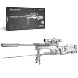 Piececool 3D Puzzles for Adults, AWM Sniper Rifle Gun Model to Build Kits DIY Assembly Super Magnum Metal Model Kits Birthday Gifts Hobbies for Adult, Beginners Level
