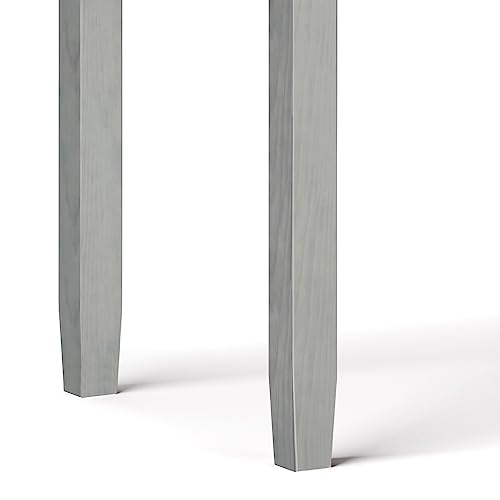 SIMPLIHOME Warm Shaker SOLID WOOD Transitional 48 Inch Wide Desk in Fog Grey, for The Office Desk, Writing Table, Workstation and Study Table SIMPLIHOME