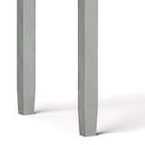 SIMPLIHOME Warm Shaker SOLID WOOD Transitional 48 Inch Wide Desk in Fog Grey, for The Office Desk, Writing Table, Workstation and Study Table SIMPLIHOME