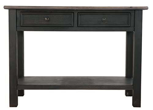 Signature Design by Ashley Tyler Creek Modern Farmhouse Sofa Table, Brown & Black Signature Design by Ashley