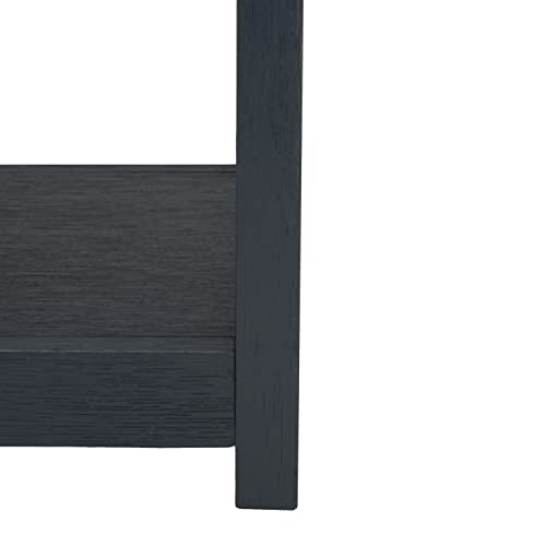 SAFAVIEH Home Collection Sadie Contemporary Navy Blue 2-Drawer Console Table (Fully Assembled) SAFAVIEH