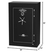 STEELWATER GUN SAFES New Improved Heavy Duty E.M.P Proof, 39 Long Gun, 2 Hour Fire Protection, Auto LED LIghts, Dehumidifier, Door Organizer, Interior Outlet, for Rifles, and more. AMHD593924-EMP Steelwater Gun Safes