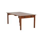 MECO Stakmore Traditional Expanding Table, Fruitwood Frame, 20 in x 40 in x 30.3 in MECO